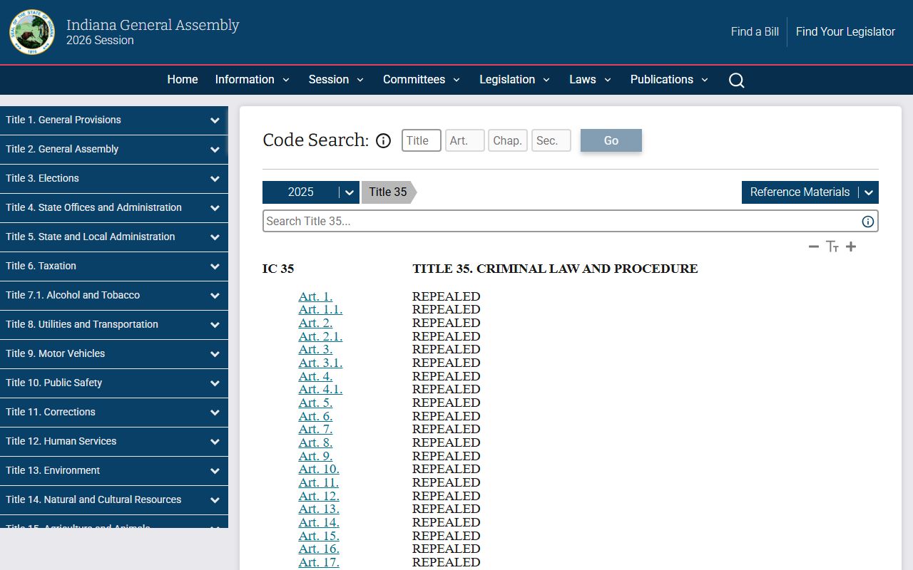 Starke County criminal court records Indiana criminal law title