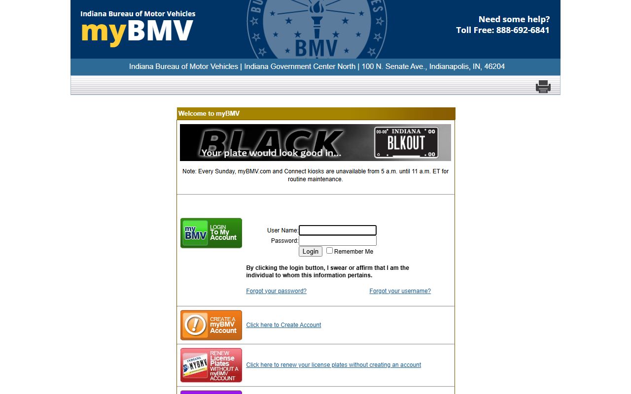 Starke County traffic court records myBMV portal